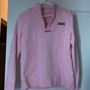 Pink Women’s Quarter Zip Vineyard Vines Jacket